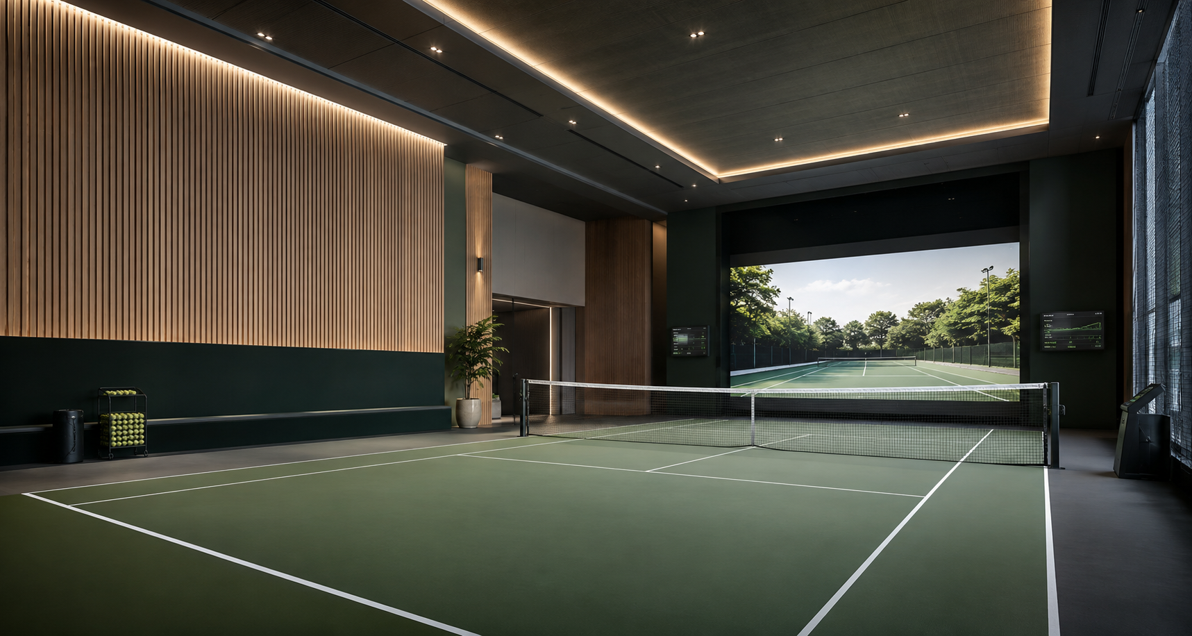 สนาม Tennis Simulator ส่วนตัวของ TennisSimKpp